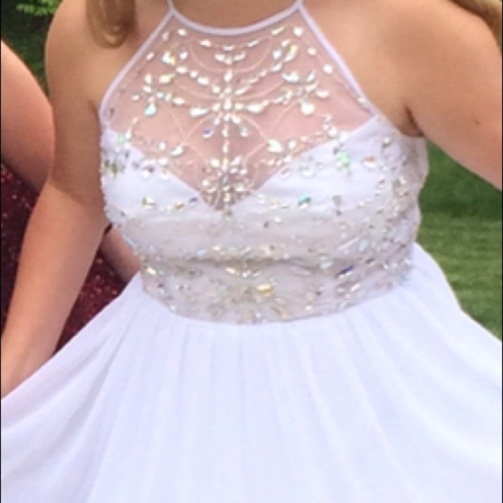 White homecoming dress